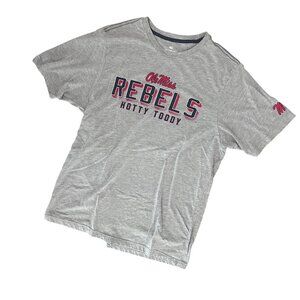COLOSSEUM Ole Miss Rebels Hotty Toddy Short Sleeve Mens Tee T-Shirt Size XL